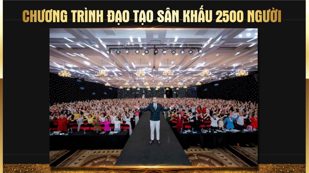 Chương trình đào tạo sân khấu 2500 người của Kim Tâm Cát