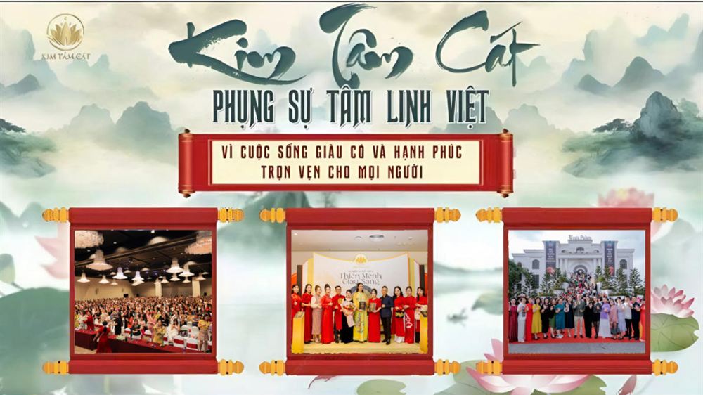 Nhận diện thương hiệu Kim Tâm Cát — Phụng sự tâm linh Việt, vì cuộc sống giàu có và hạnh phúc trọn vẹn cho mọi người